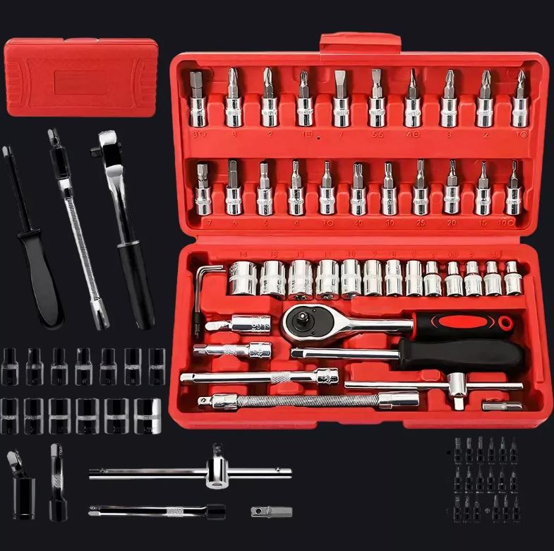 Miniatura 4 de Juego de llaves de tubo de 46 piezas